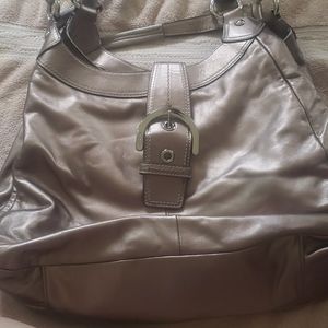 Coach copper handbag